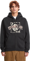 Volcom Stick Stoner sudadera con capucha hombre | Antique Black