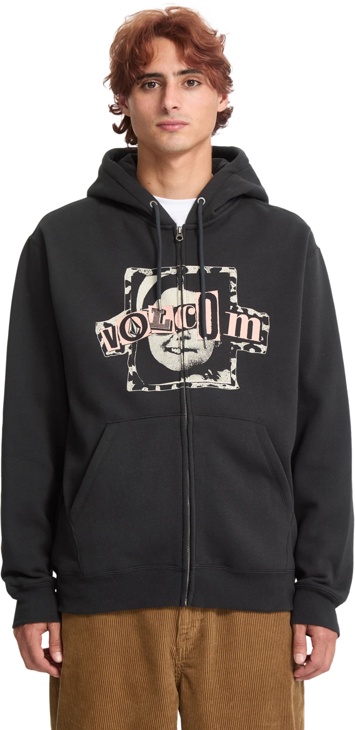 Volcom Stick Stoner sudadera con capucha hombre | Antique Black