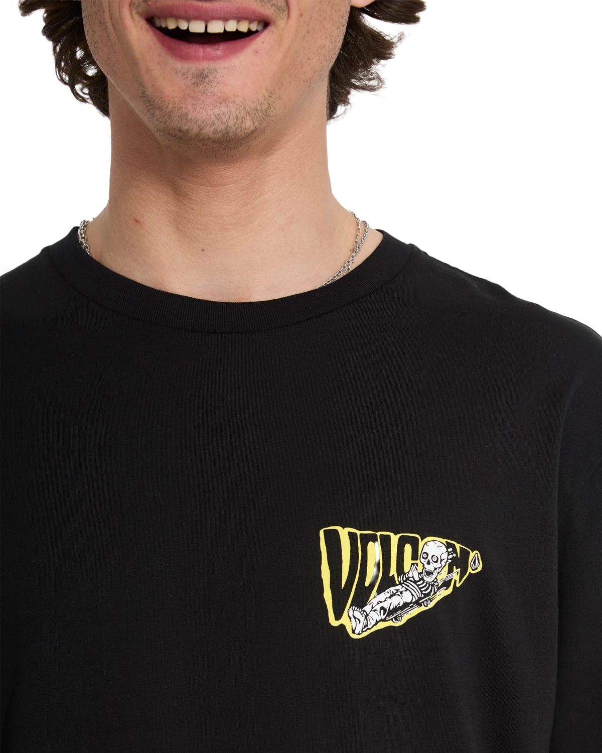 Volcom ALIX COFFIN BSC SST camiseta manga corta hombre detail 3 | Black