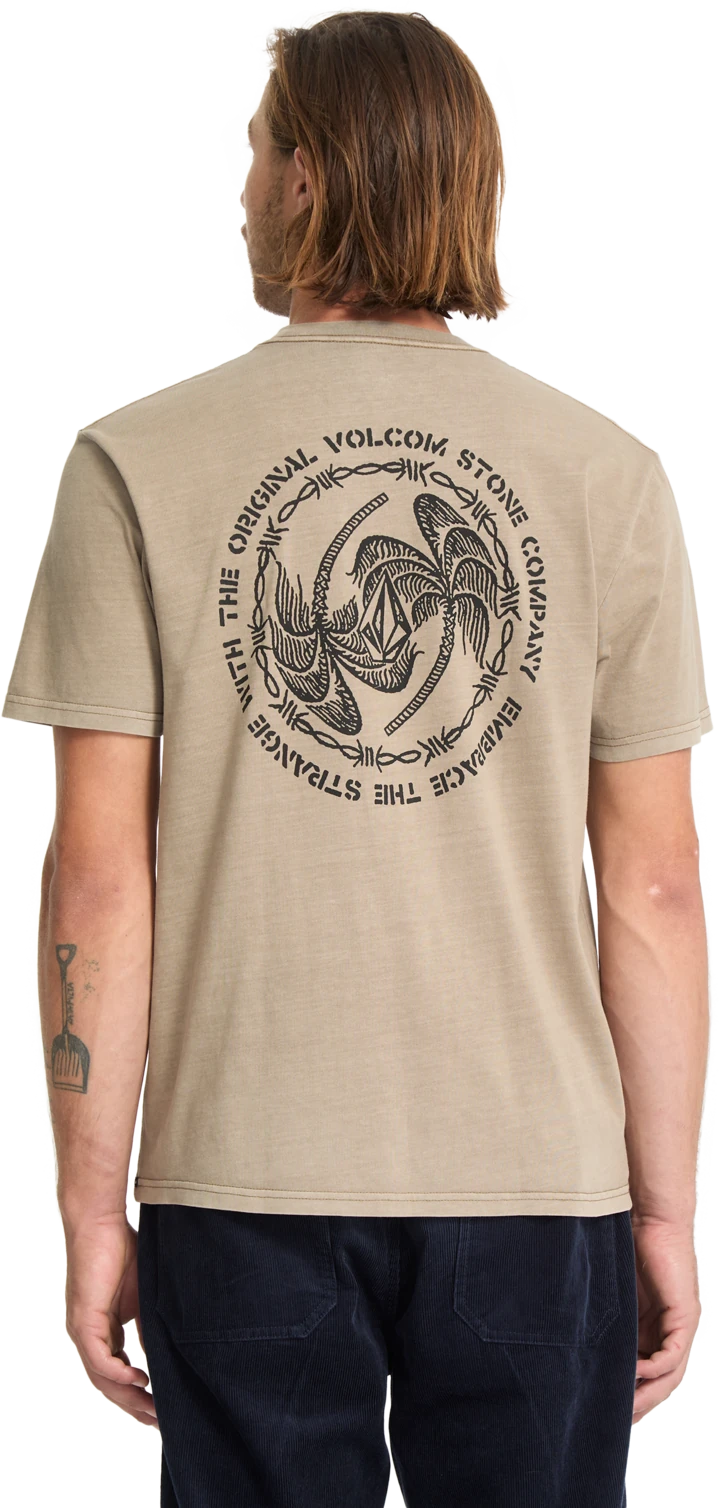 Volcom Circlepalm camiseta manga corta hombre detail 1 | Brindle