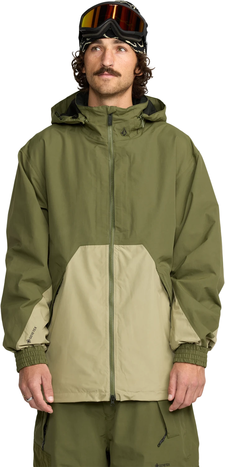 Volcom LONGO GORE-TEX JACKET chaquetas y abrigos hombre | Dark Olive