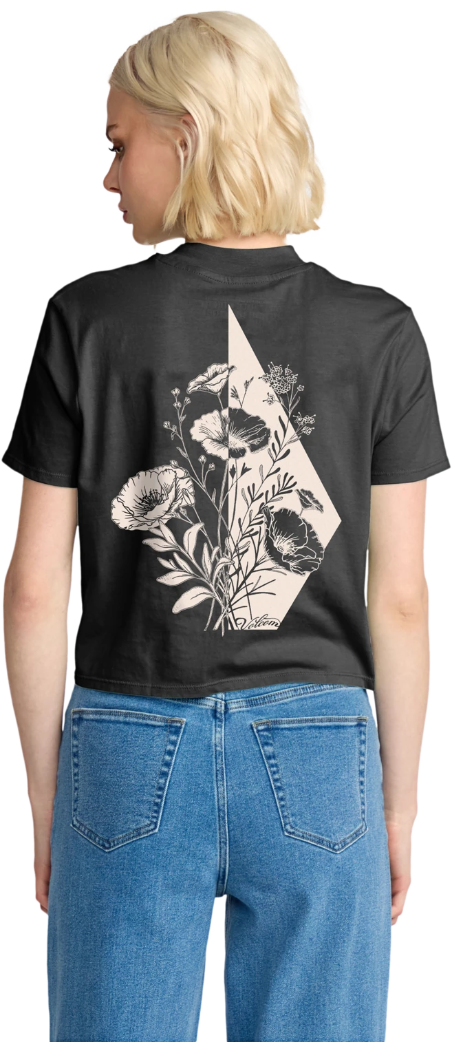 Volcom Pocket Dial camiseta manga corta mujer detail 1 | Vintage Black