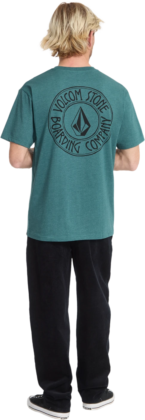 Volcom DRAIN YOU HTH SST camiseta manga corta hombre detail 4 | Rifle Green