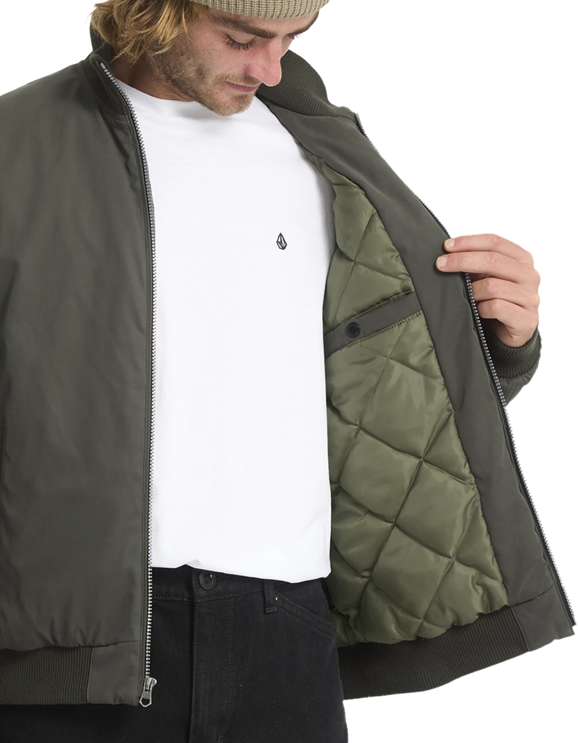 Volcom Damerman Jacket medium jacket hombre detail 3 | Rinsed Black