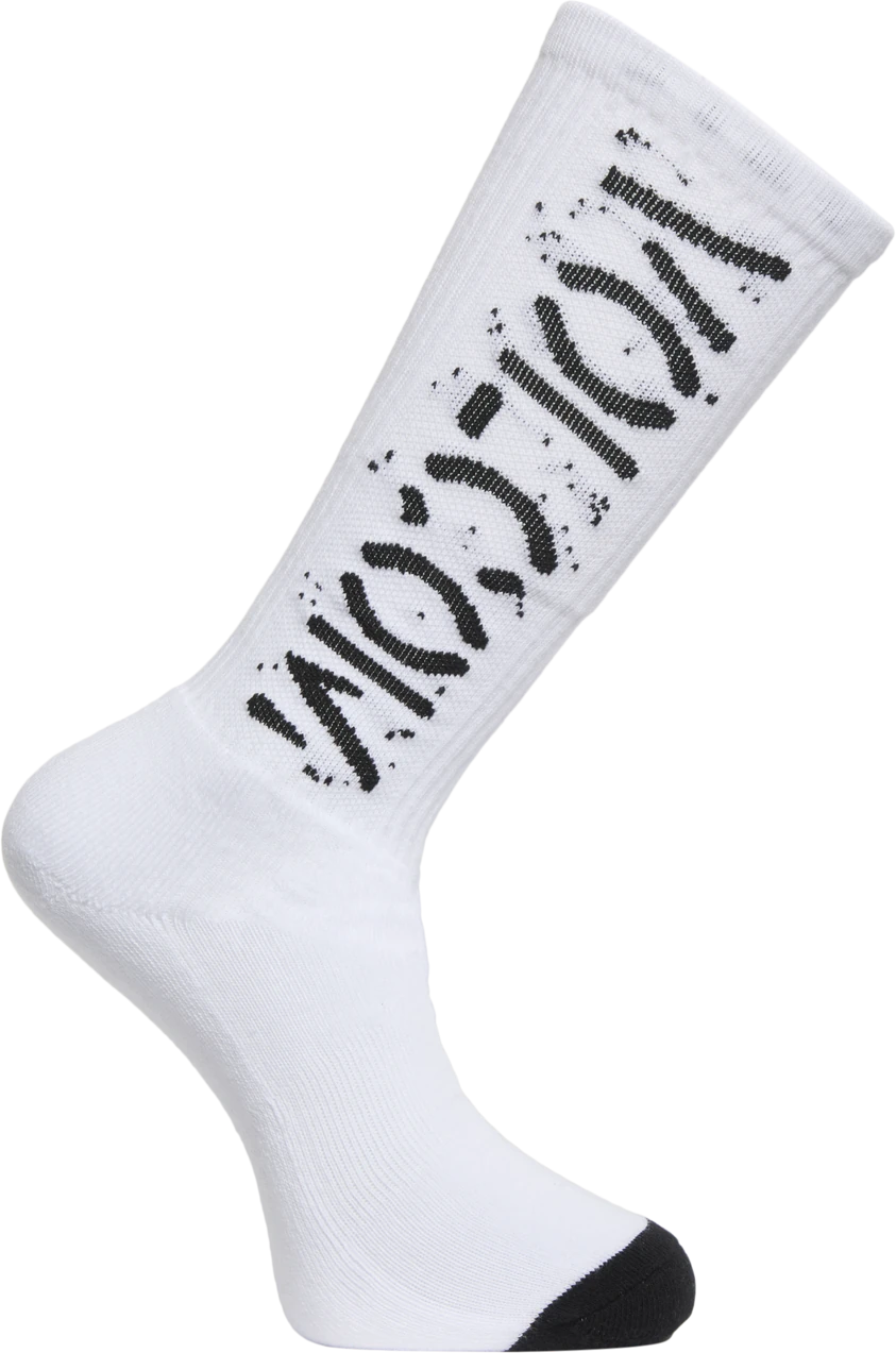 Volcom OFF THE KRASS SK8 SOCK calcetines hombre detail 4 | White