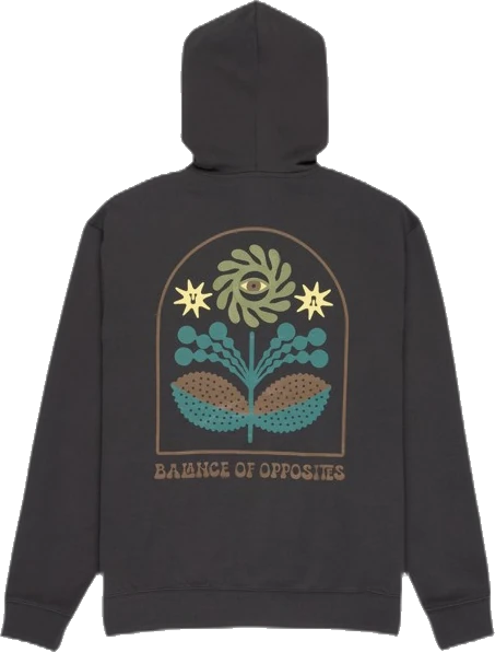 Rvca Iris Sudadera con capucha sudadera hombre detail 6 | Negro
