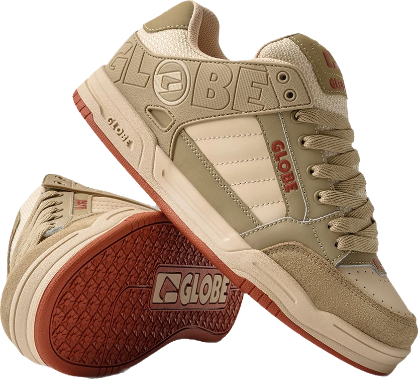 Globe Tilt calzado hombre detail 3 | Sand/Red