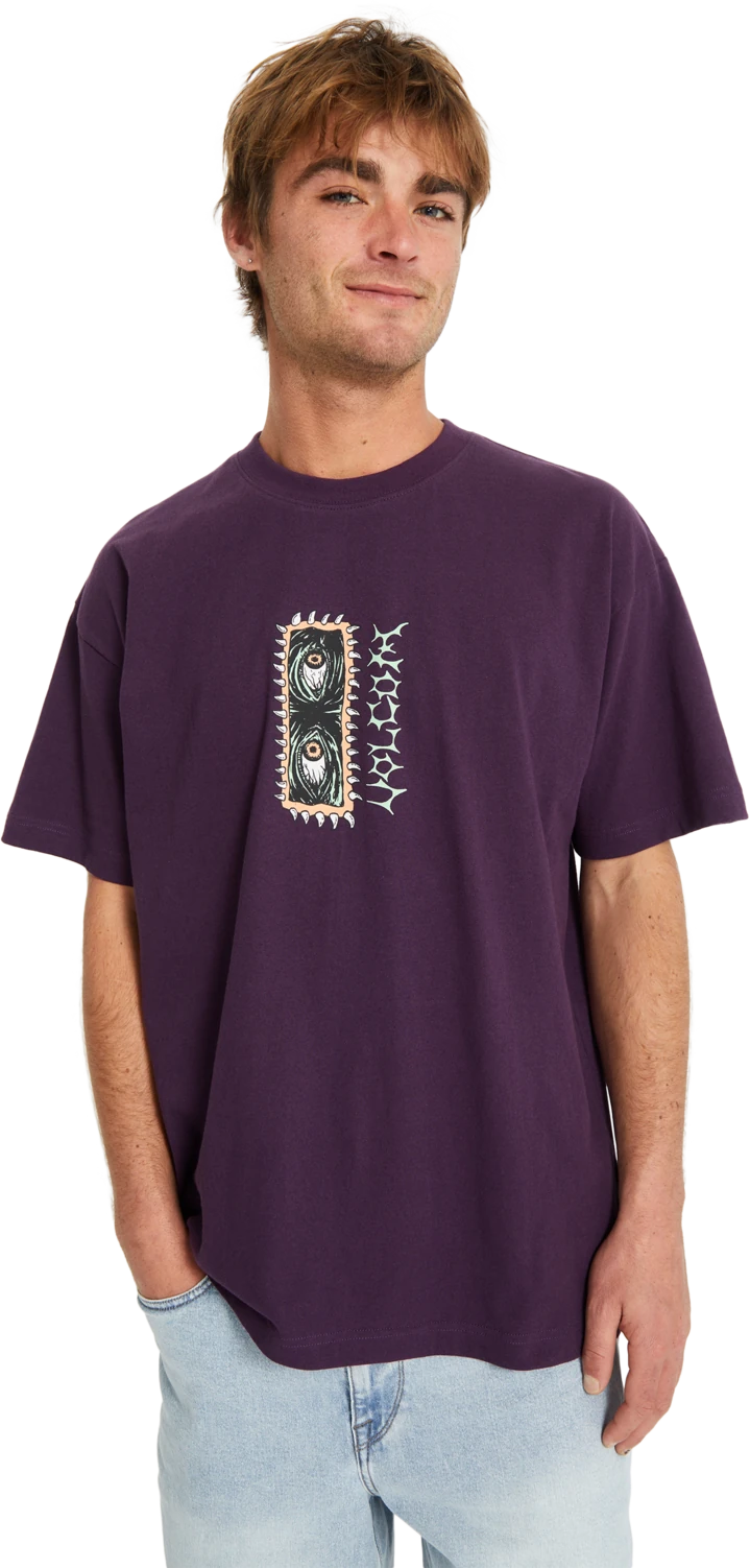 Volcom Eye Rust Lse camiseta manga corta hombre detail 4 | Grape Royale