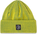 Polar Skate Co. Polar Skate Co. Lines Merino Beanie gorro hombre | Chartreuse/Army Green