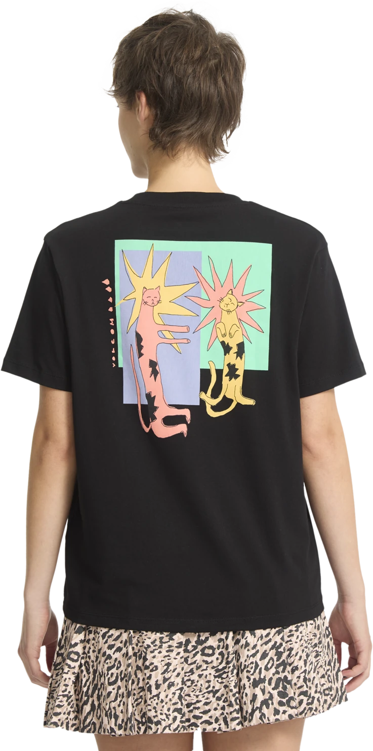 Volcom Radical Daze Up camiseta manga corta mujer detail 1 | Black