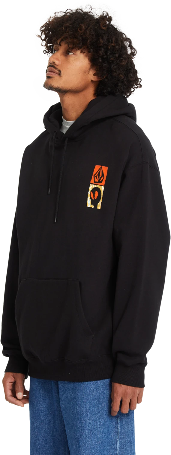 Volcom GONYVADERS PO sudadera con capucha hombre detail 2 | Black