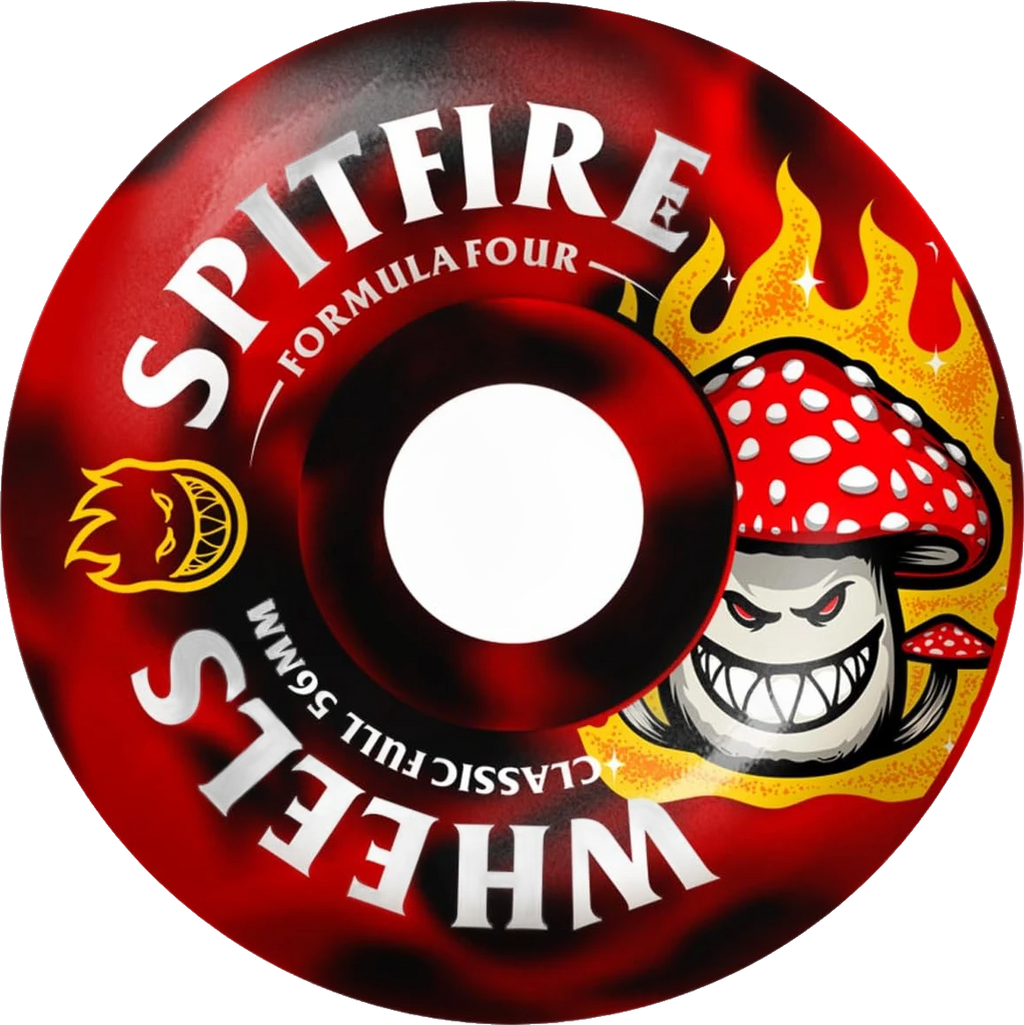 Spitfire Spitfire F4 Shroom Bighead Classic Full 99A Black/Red Swirl ruedas del monopatín | Black/Red Swirl