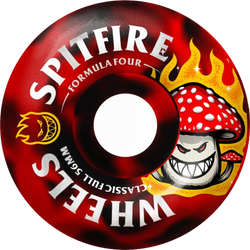 Spitfire Spitfire F4 Shroom Bighead Classic Full 99A Black/Red Swirl ruedas del monopatín | Black/Red Swirl