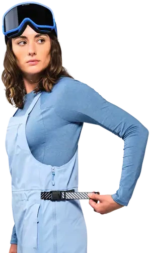 Whitespace INSULATED RIDING BIB PANT pantalón mujer detail 2 | Placid Blue