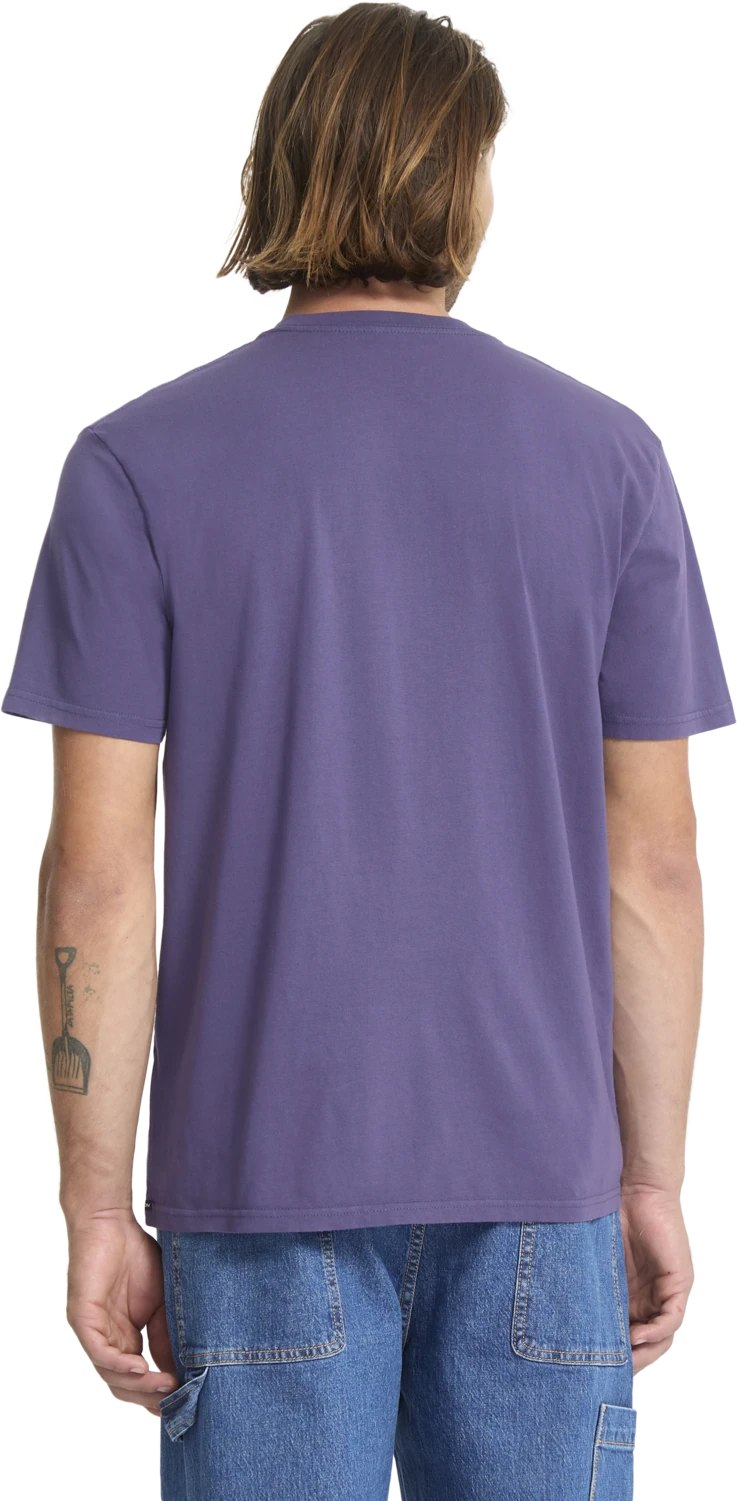 Volcom Solid Stone Emb camiseta manga corta hombre detail 1 | Dark Purple