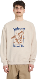 Volcom RECTO VERSO CREW sudadera hombre | Dust Heather