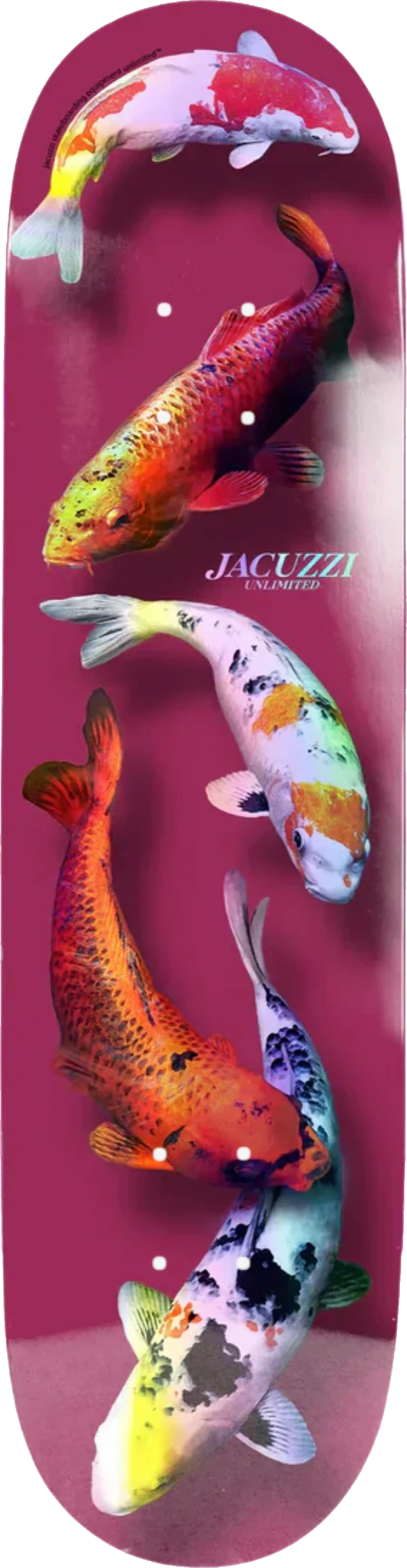 Skateboard Deck Jacuzzi Unlimited 500 Years Ex7 - Rose/Holographics | 8.25"