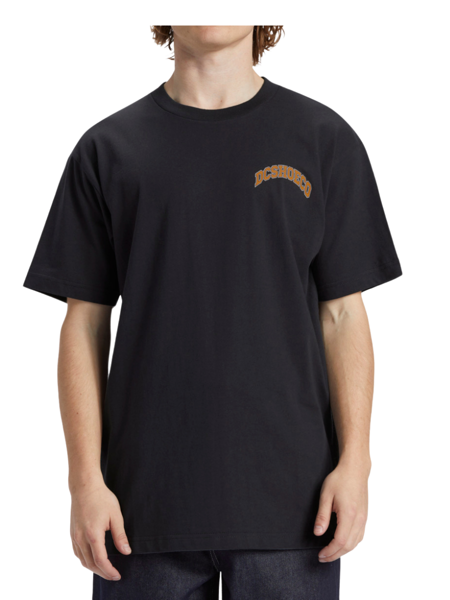 DC Shoes Orientation Short Sleeve T-Shirt - Ebony | surfdevils.com