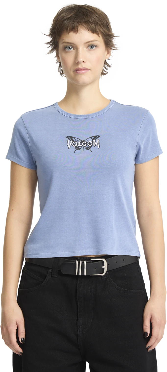 Volcom Have A Clue camiseta manga corta mujer | Carolina Blue