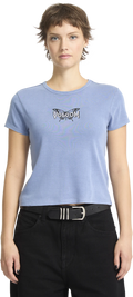 Volcom Have A Clue camiseta manga corta mujer | Carolina Blue