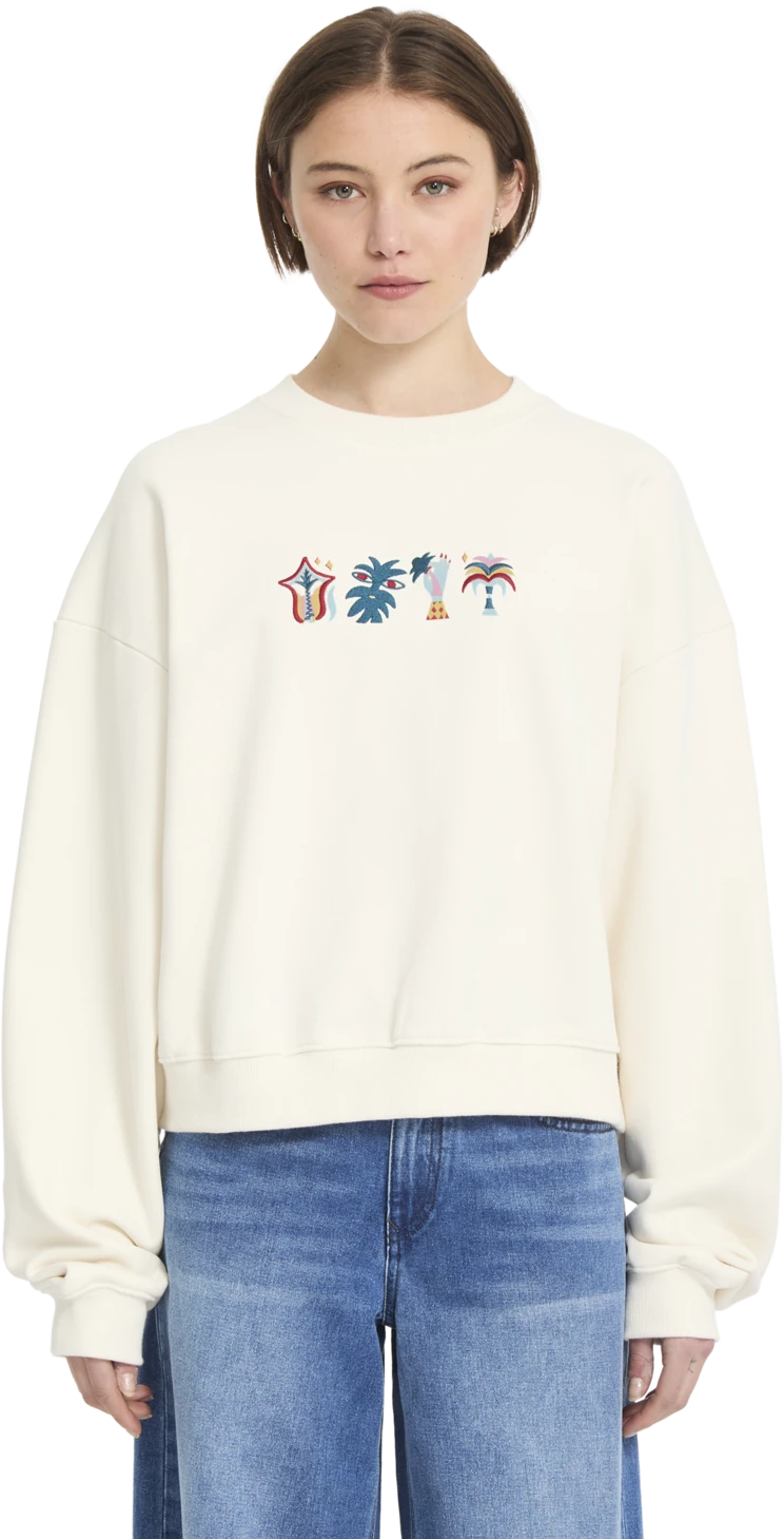 Volcom FA BRUNO LUCAS CREW sudadera mujer | Off White