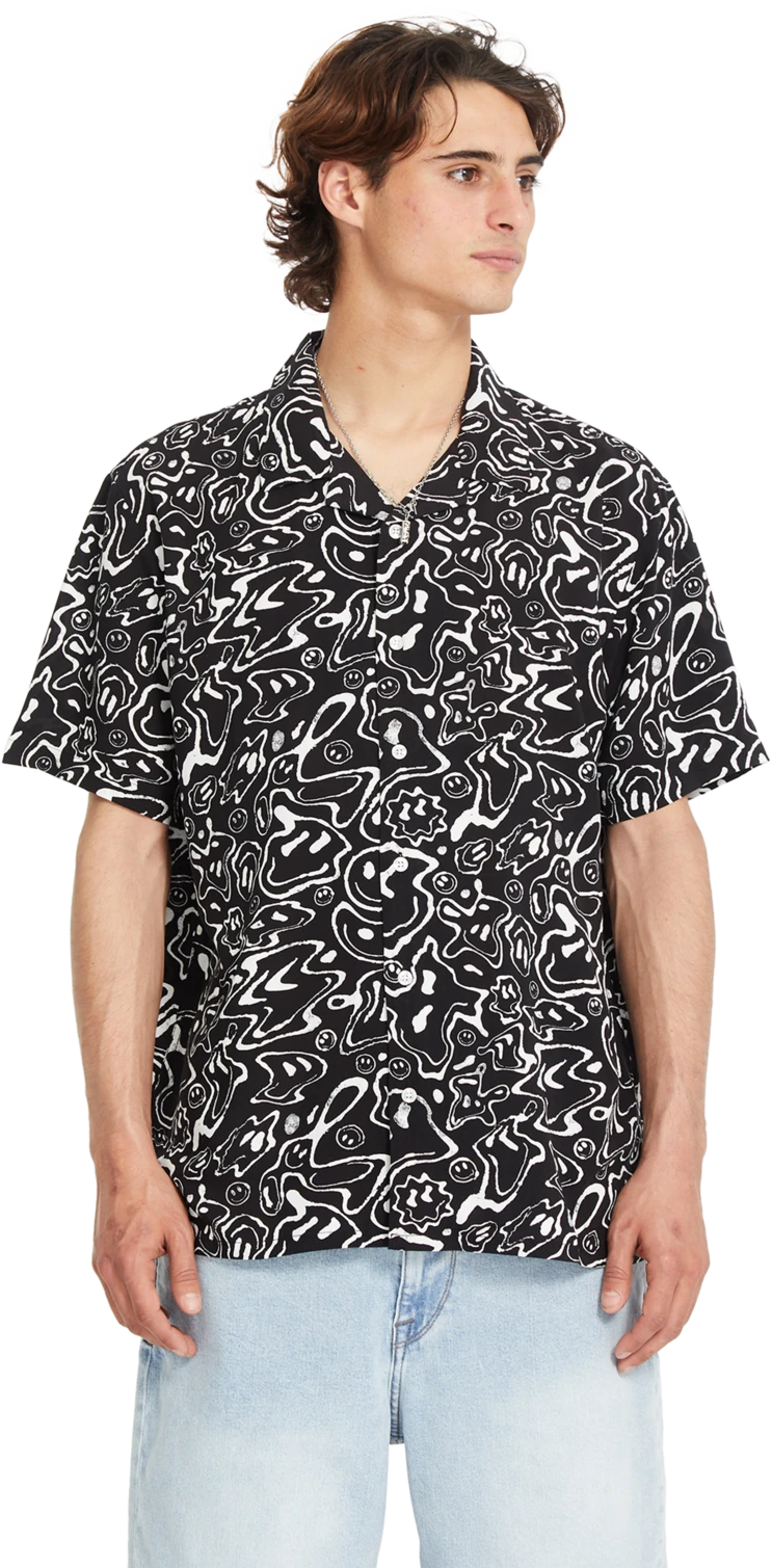 Volcom FA F Rygalski SS camisa manga corta hombre | Black
