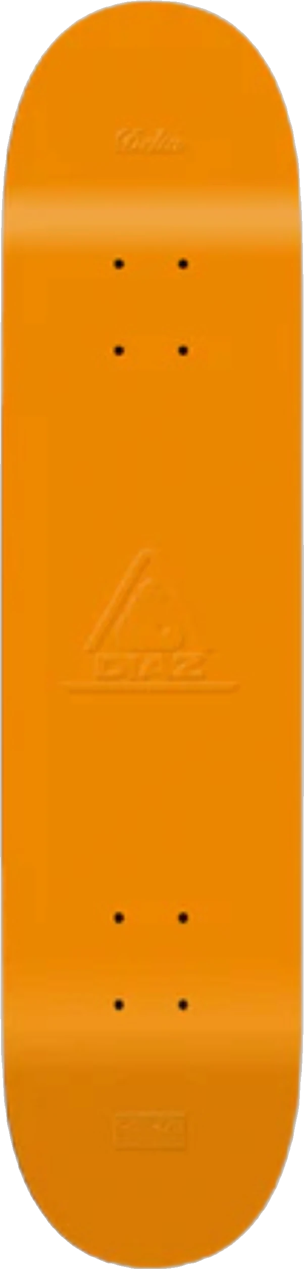 Delta x Niki Diaz Scripts OG LOGO Orange / D-LIGHT TECHNOLOGY Skateboard Deck 8.125" x 31.875"