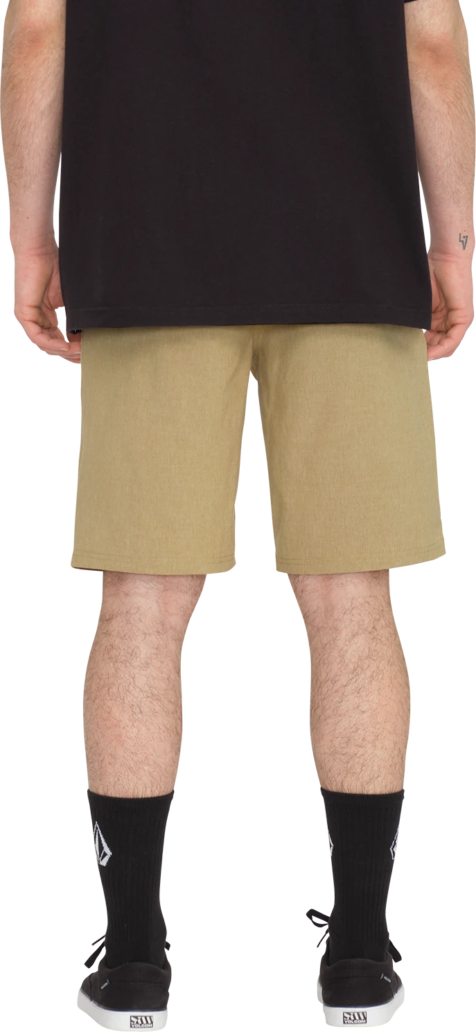 Volcom Frickin Cross Shred Static 20 hybrid short hombre detail 3 | Dark Khaki