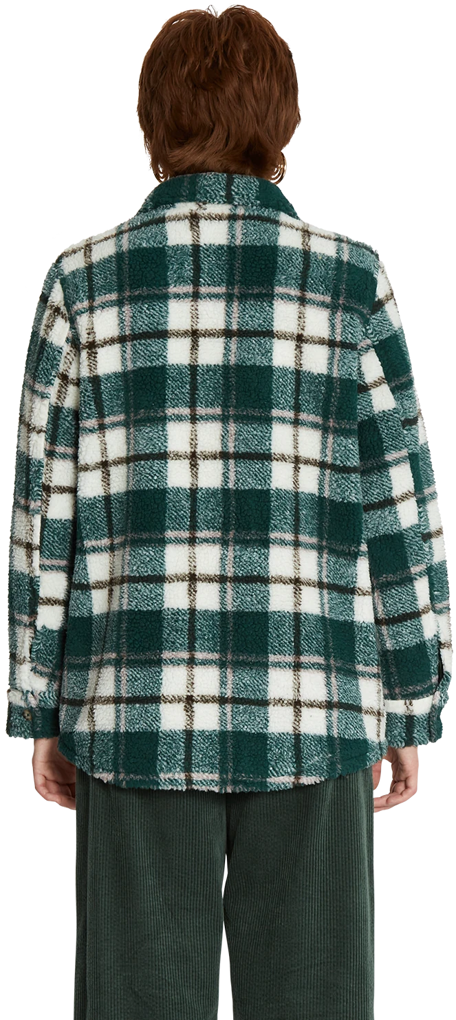 Volcom SILENT SHERPA JACKET chaquetas y abrigos mujer detail 1 | Dark Pine