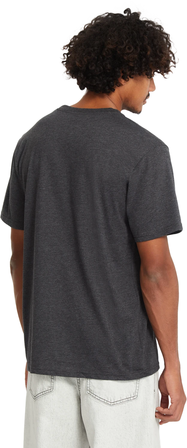 Volcom Circle Blanks camiseta manga corta hombre detail 1 | Heather Black