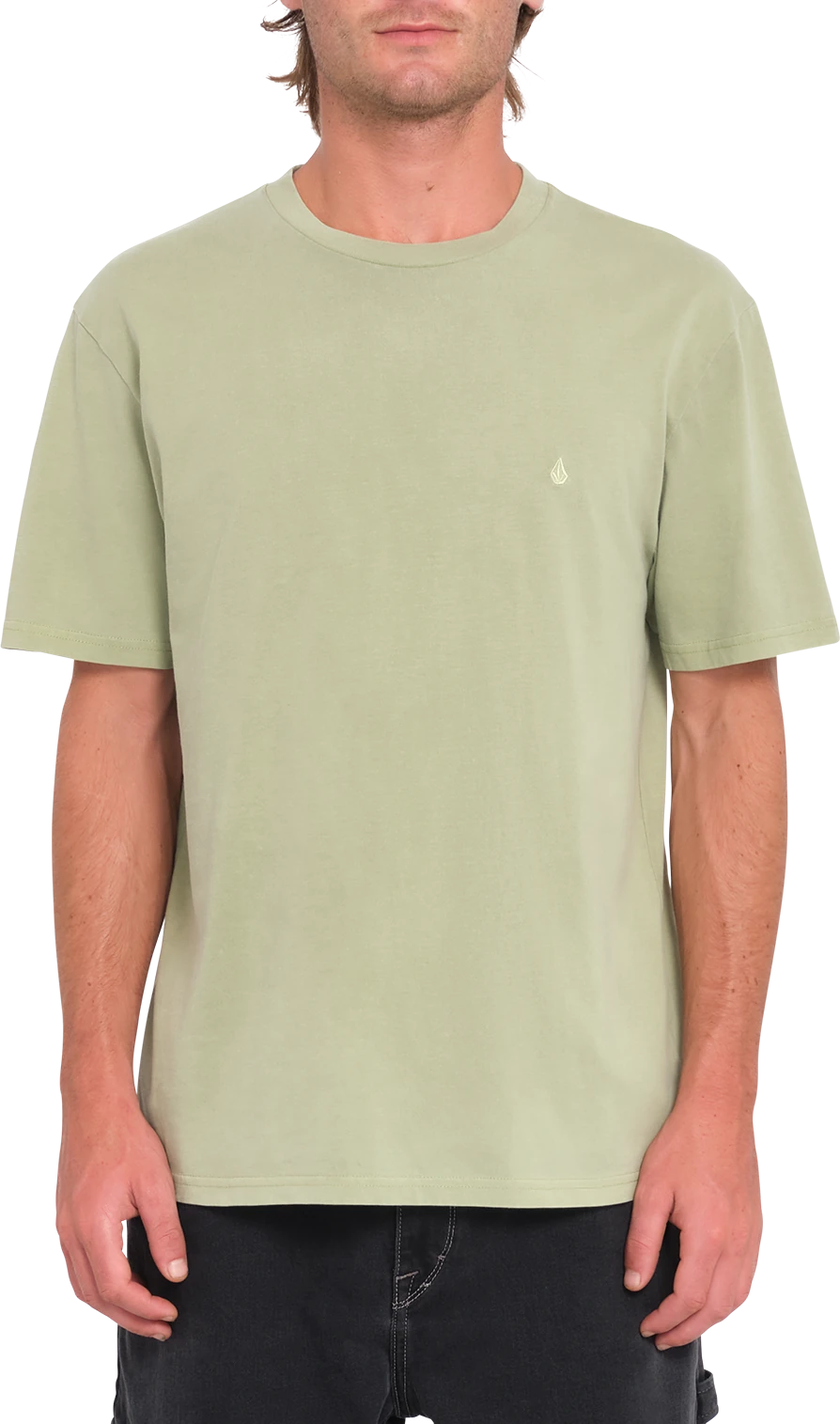 Volcom Solid Stone Emb camiseta manga corta hombre | Green Tea