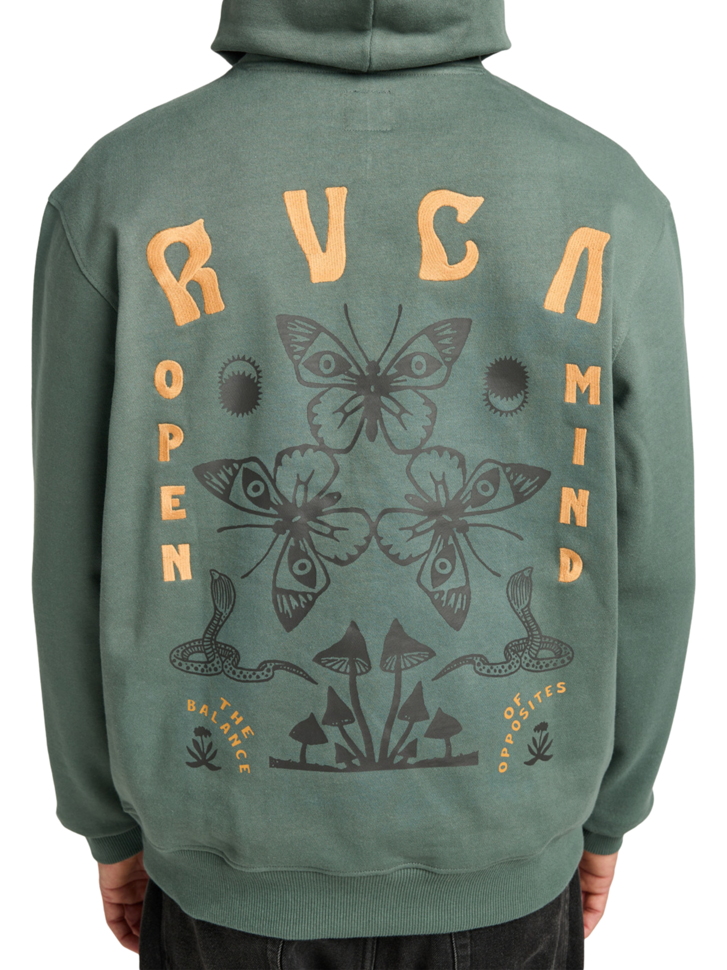 Sudadera RVCA Butterfly Poster | Balsam green
