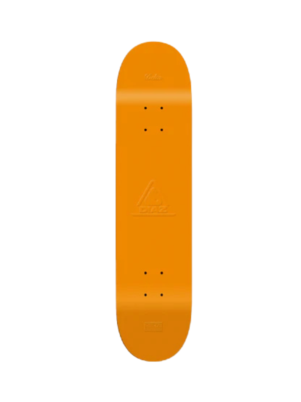 Delta x Niki Diaz Scripts OG LOGO Orange / D-LIGHT TECHNOLOGY Skateboard Deck 8.125" x 31.875"
