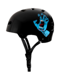 Casque de skateboard Bullet X Santa Cruz Screaming Hand | Noir Brillant