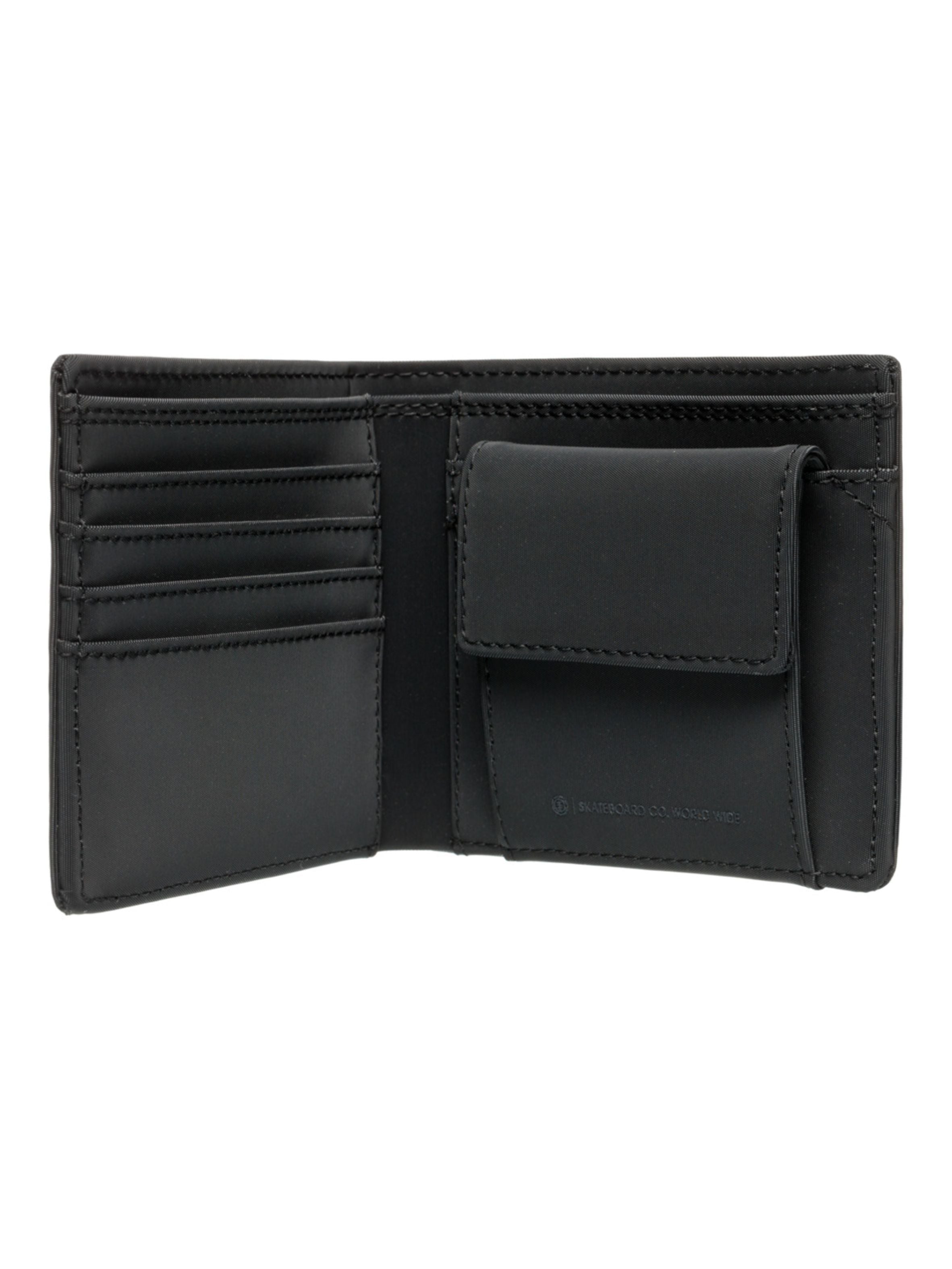 Element Skateboards Icon Strap Bifold Wallet – Flint Black