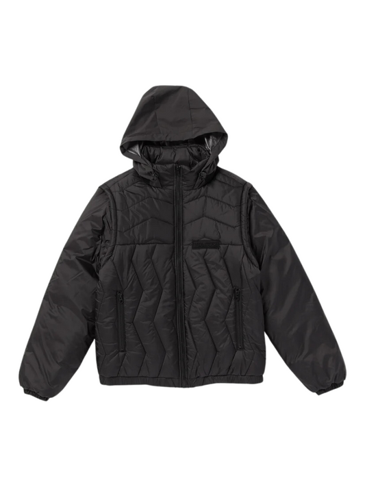 Jackets | Volcom Skate Vitals Simon Bannerot Convertible Puff Jacket - Black