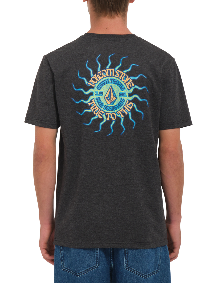 T-Shirt Volcom Fried Heather - Heather Noir