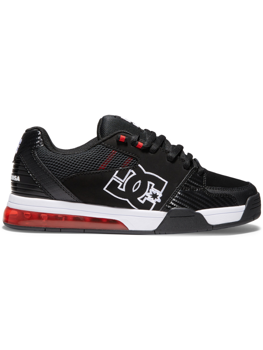 DC Shoes Versatile Sneakers - Black/White/Athletic Red