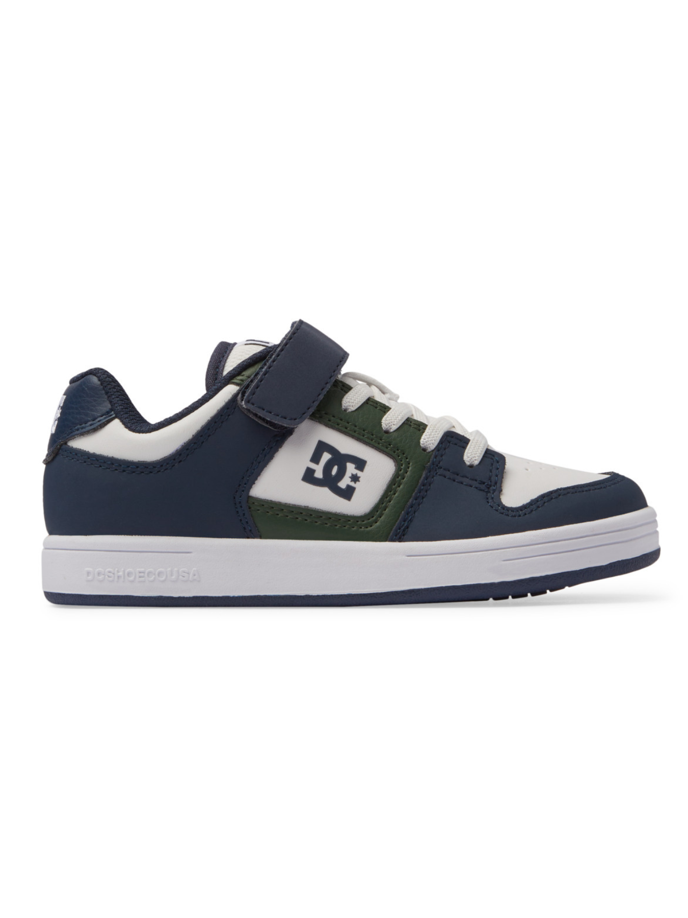 Tênis infantil DC Shoes Manteca 4 V - Branco/Azul/Verde