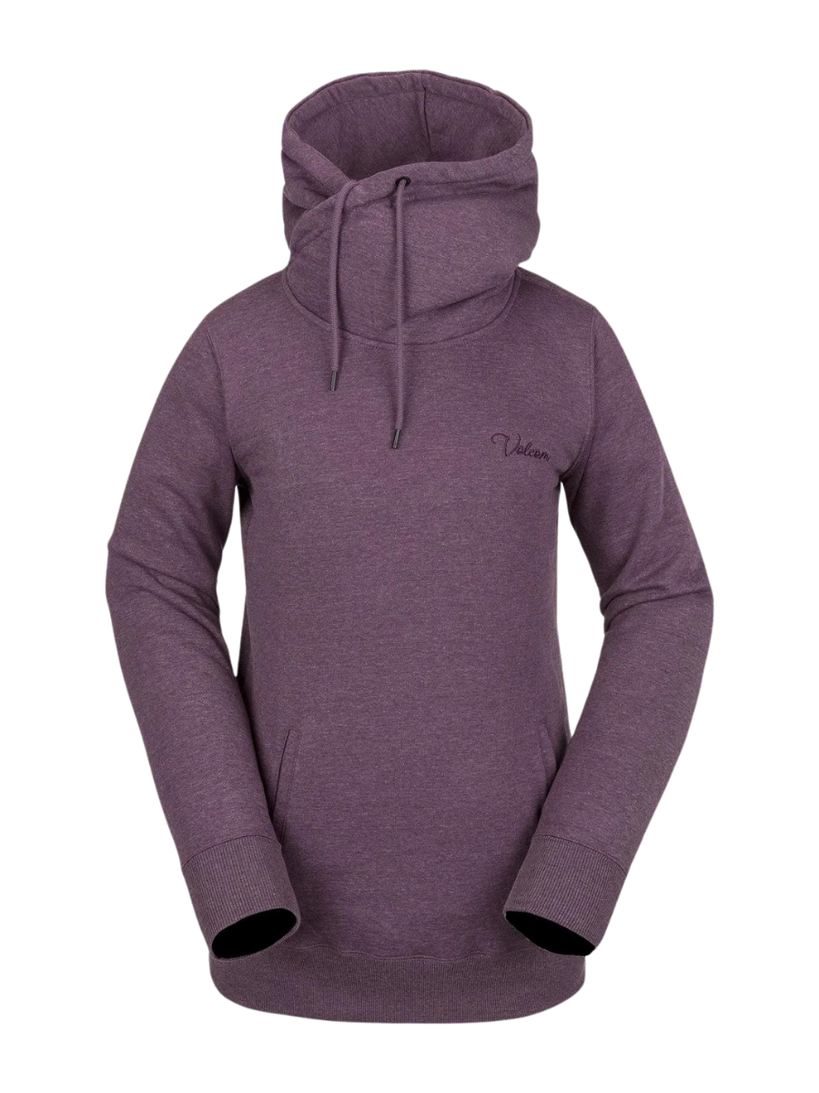 Sweat à capuche technique pour filles Volcom Tower - Blackberry