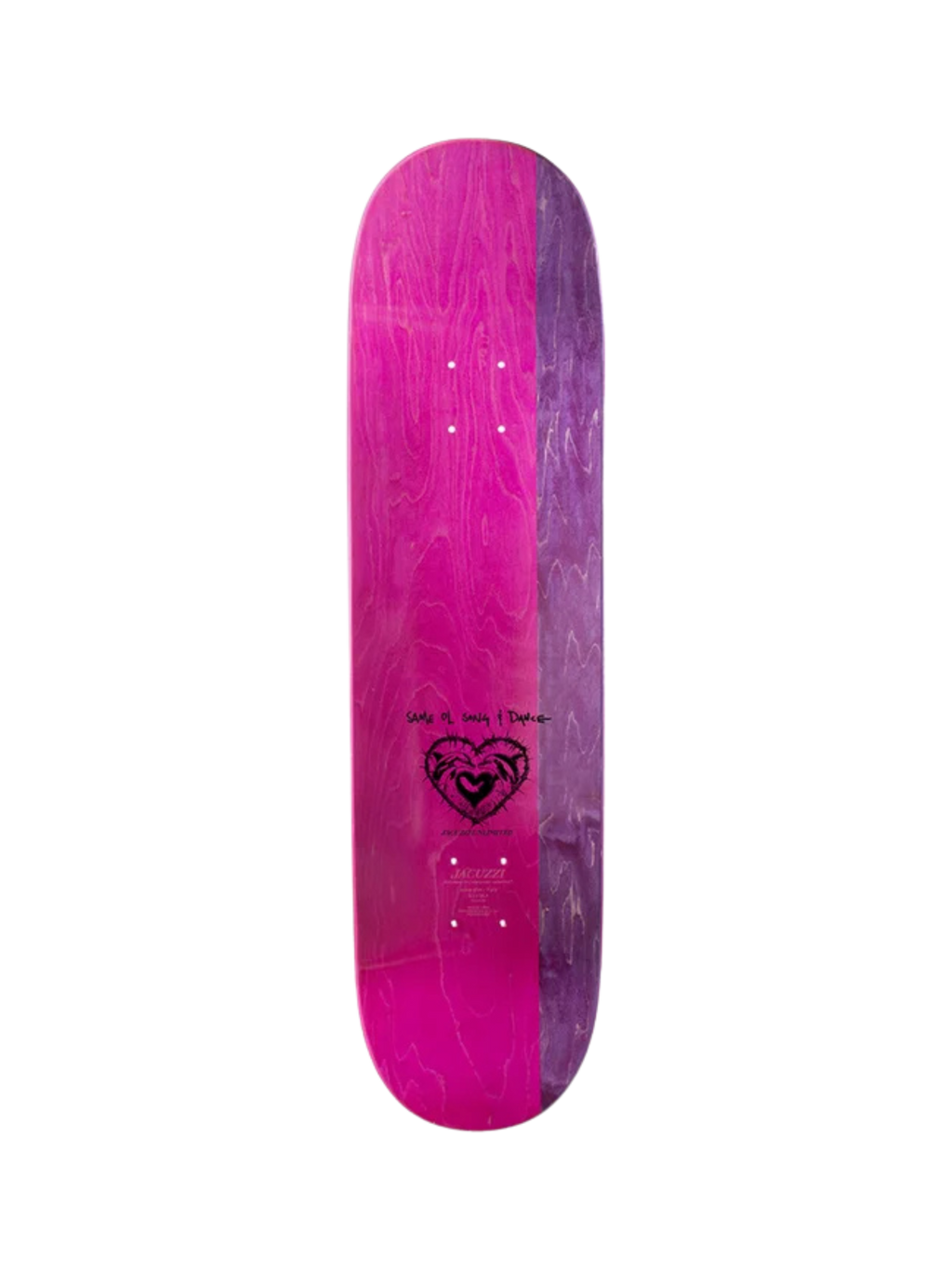 Skateboard-Deck Louie Barletta I Love You Ex7 - Black | 8"