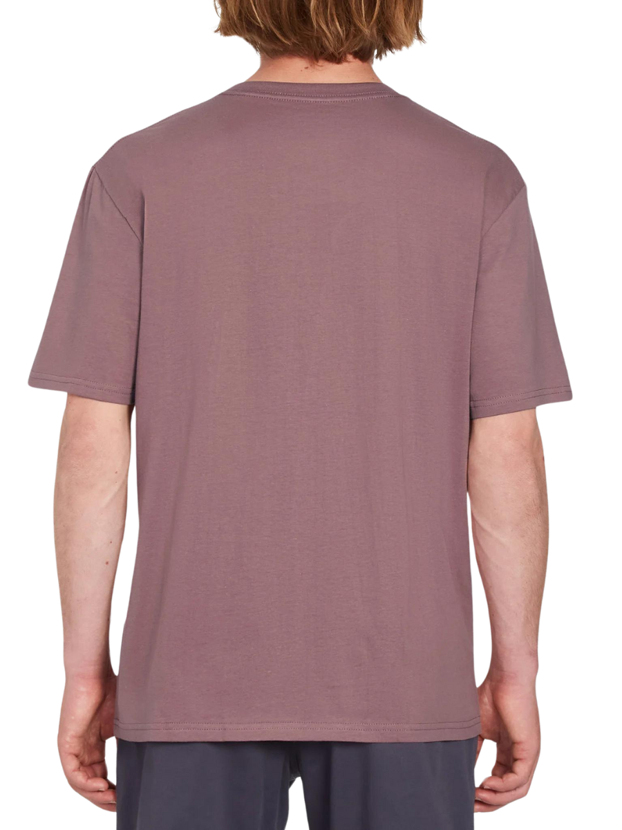 T-shirt Volcom Crisp Stone - Marrone Bordeaux