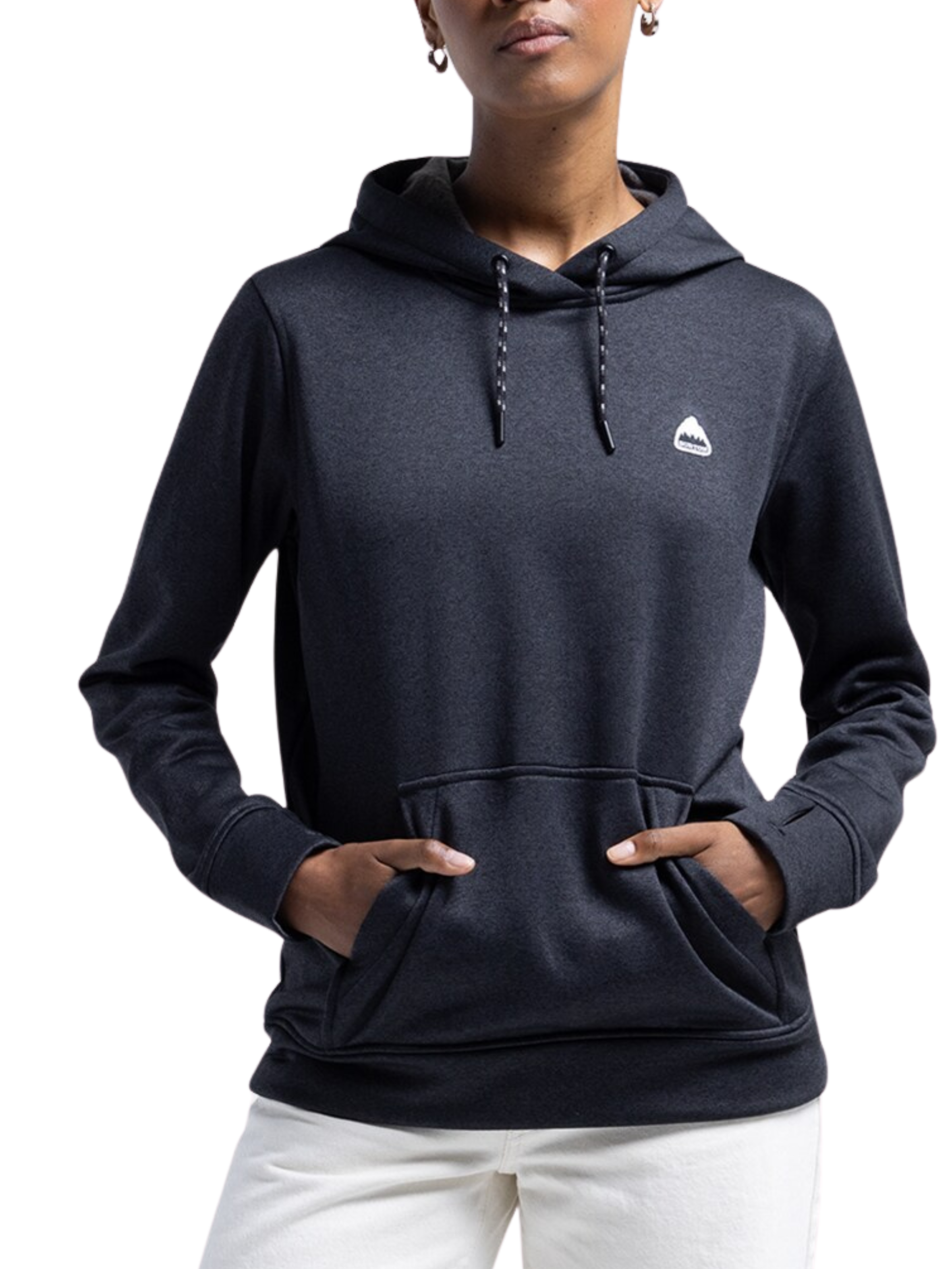 Sudadera Burton Oak Pullover Hoodie para mujer | True Black Heather