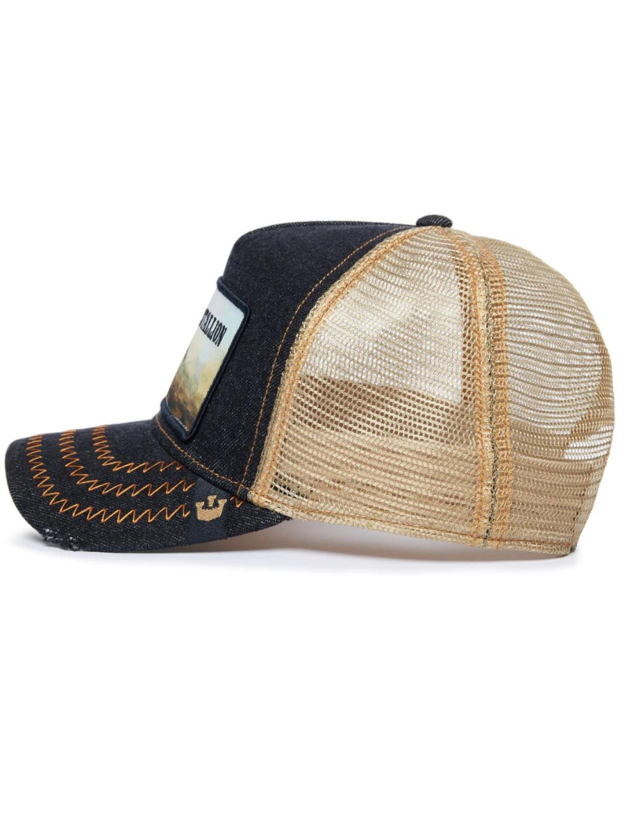 Gorra Goorin Bros Stallion (Horse) - Dark Blue Denim / Beige