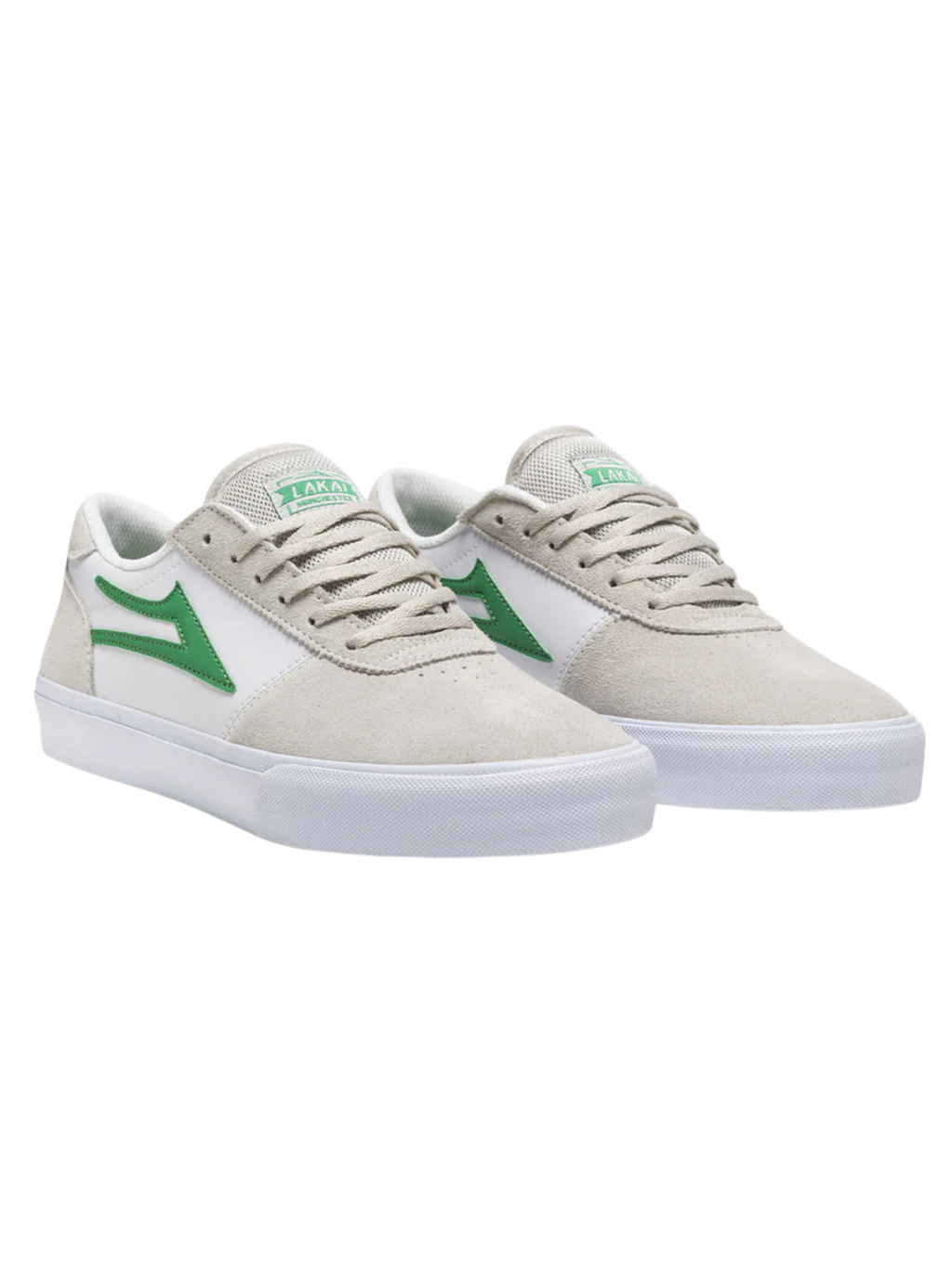 Zapatilla Lakai Manchester White/Grass Suede
