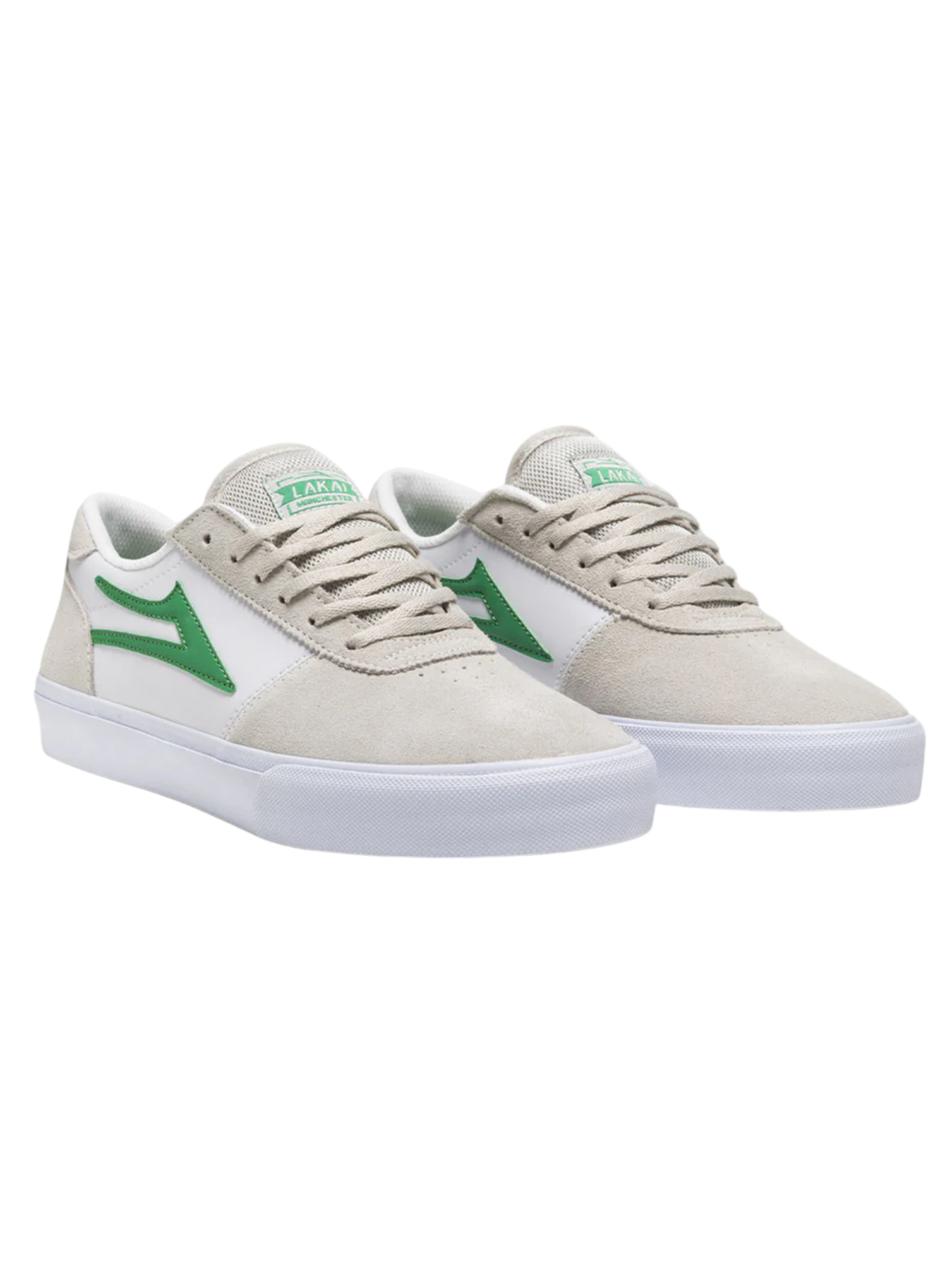 Zapatilla Lakai Manchester White/Grass Suede