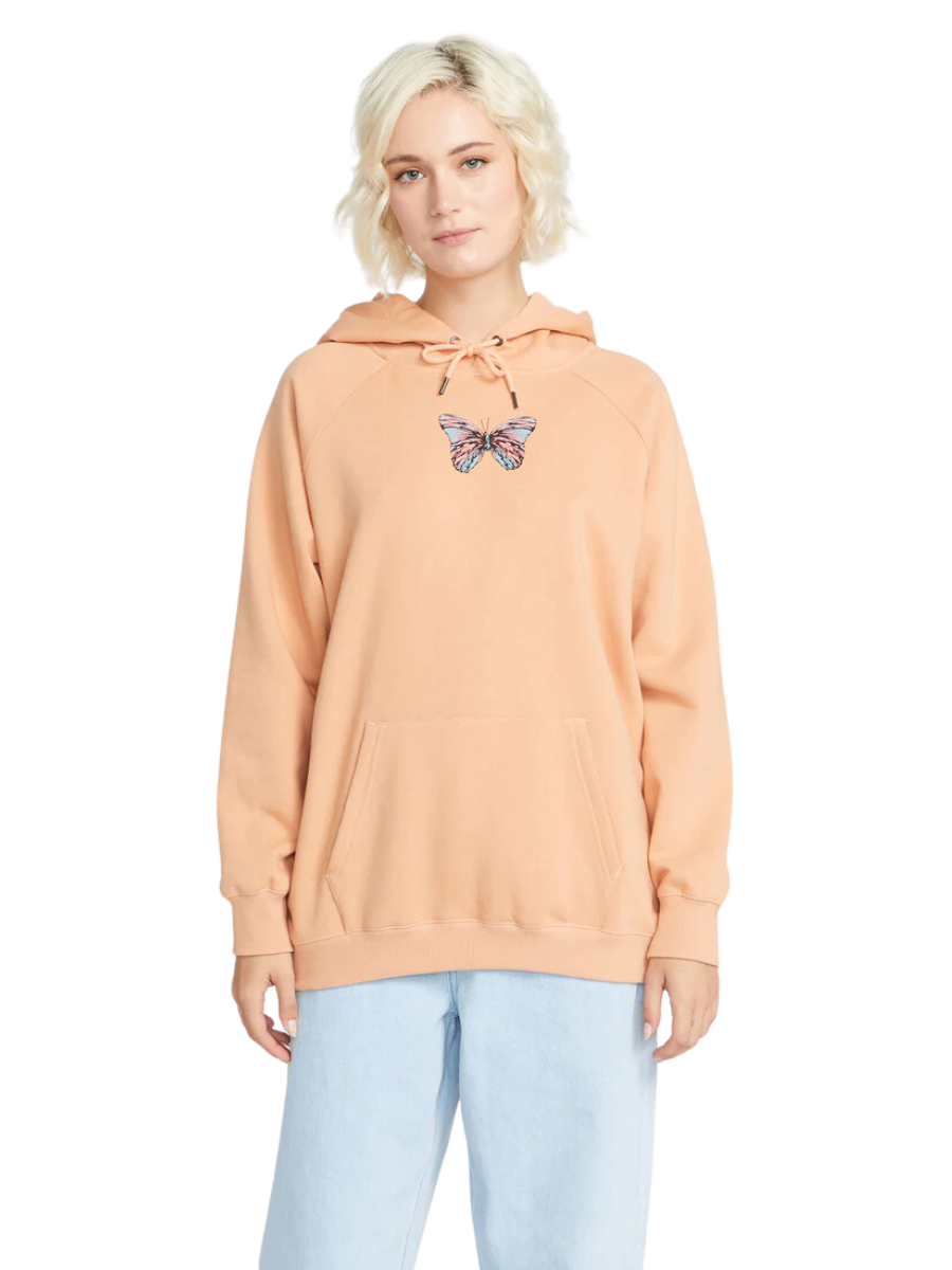 Volcom Truly Stoked Boyfriend PO Girl's Sweatshirt - Clay | Collection_Zalando | Volcom Shop | surfdevils.com