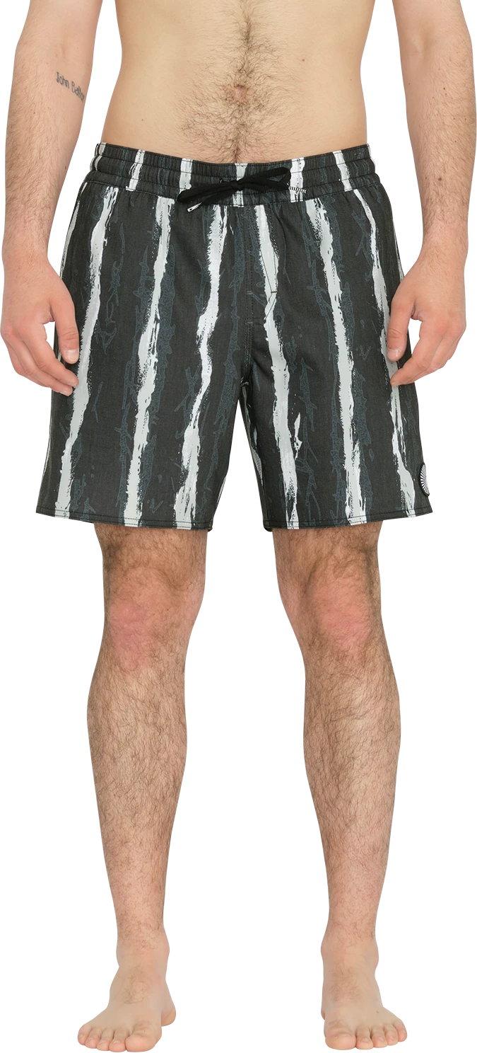 Volcom V Ent Hockey Dad Trunk 17 trajes de baño hombre detail 2 | Black