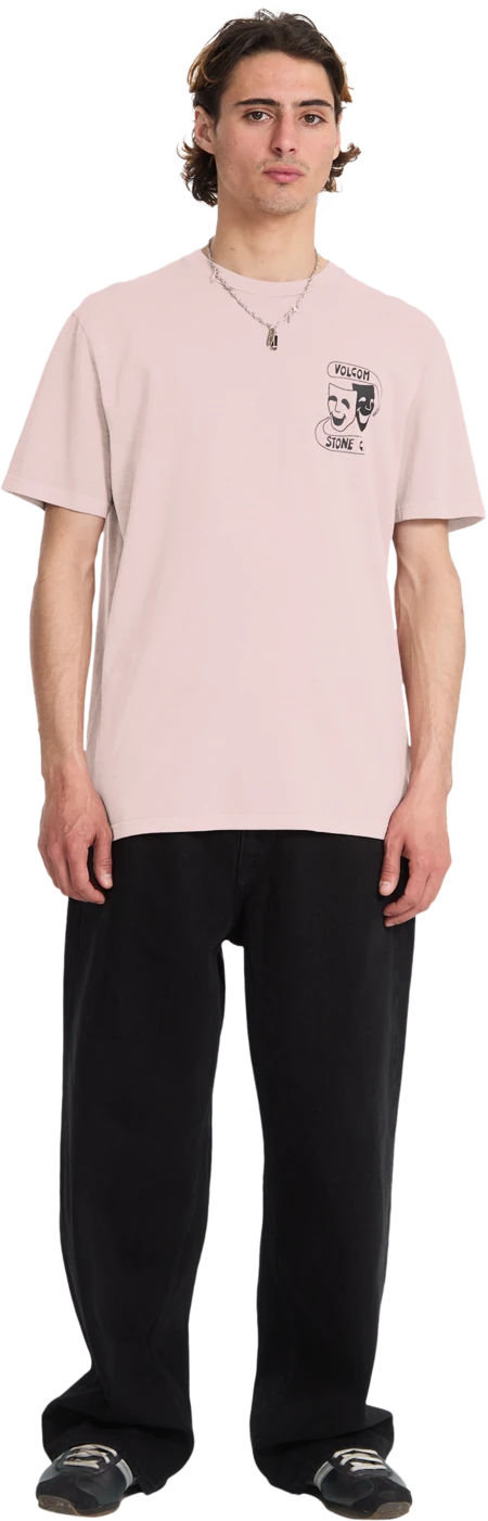 Volcom COMEDIE PW SST camiseta manga corta hombre detail 4 | Bark Brown