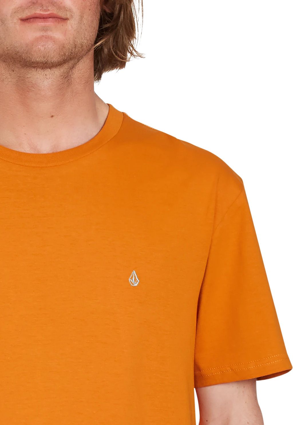 Volcom Stone Blanks camiseta manga corta hombre detail 2 | Saffron